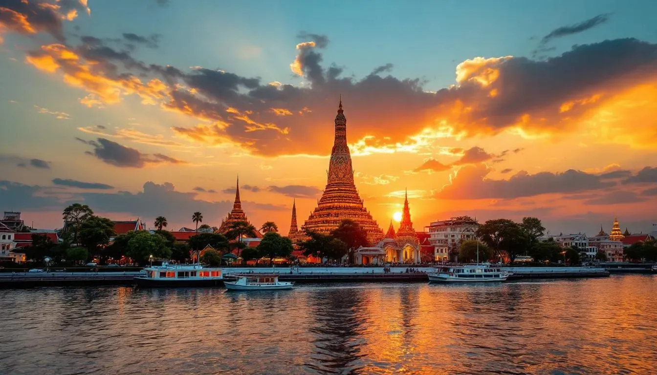 Filming location in Thailand