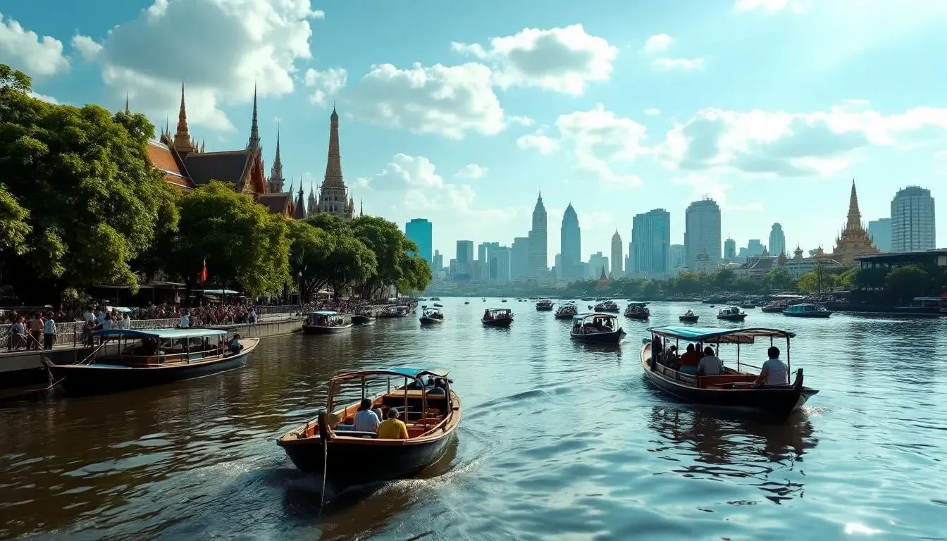 Chao Phraya River - filming location in Thailand
