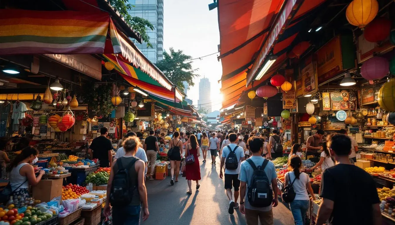 Chatuchak Market - filming location in Thailand