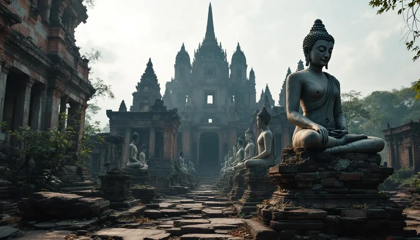Ayutthaya Ruins - filming location in Thailand