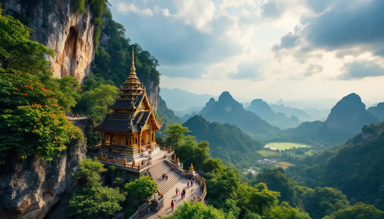 Tiger Cave Temple - filming location in Thailand