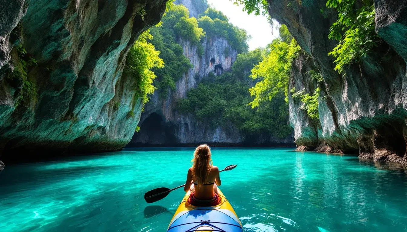 Hong Island Lagoon - filming location in Thailand